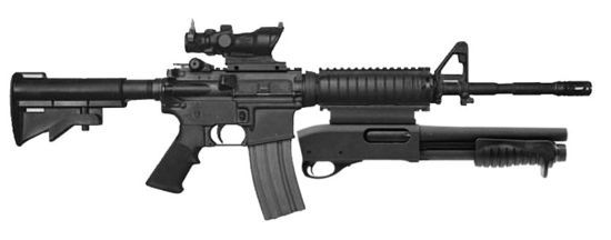 M4A2/Remington 870mcs Masterkey